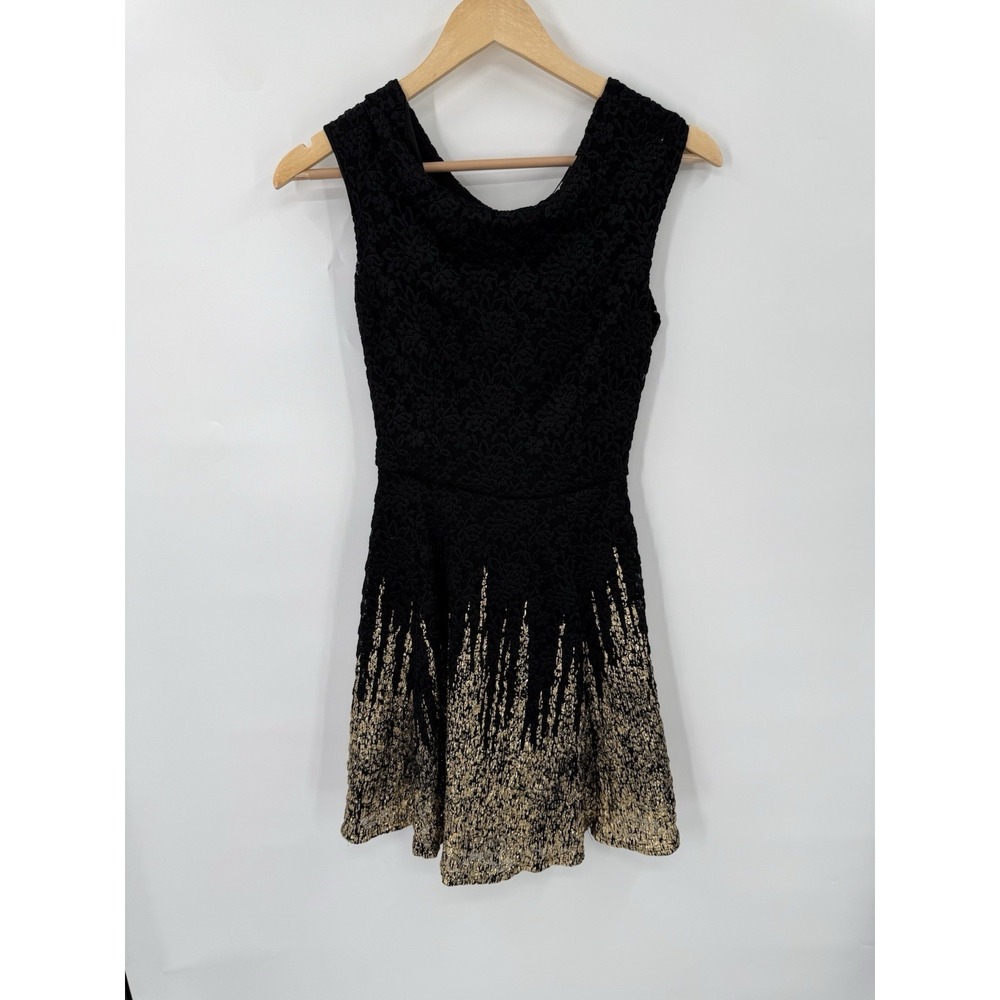Moon Dress Womens M Fairy Grunge Dark Romantic Whimsigoth Metallic Stretchy